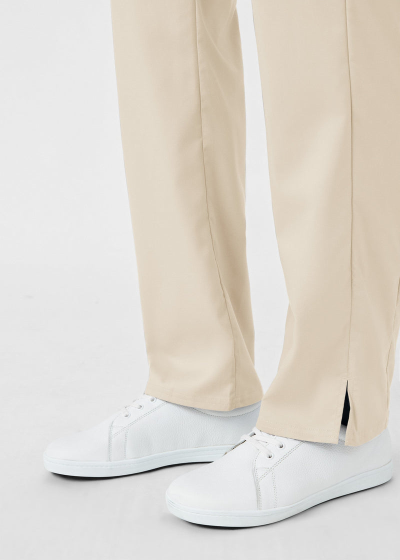 Sandstone - Landau ProFlex Women's 5 Pocket Cargo Scrub Pant for Nursing