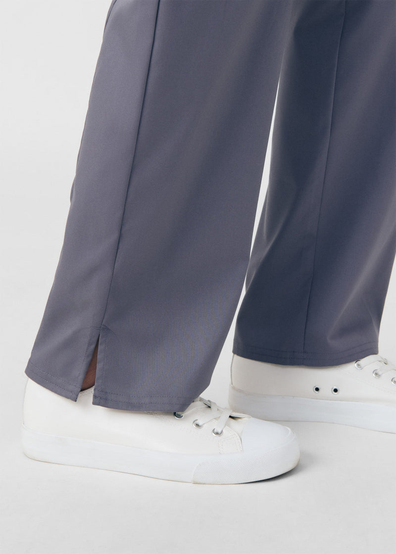 Steel - Landau ProFlex Women's 5 Pocket Cargo Scrub Pant for Nursing