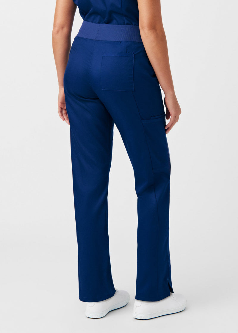True Navy - Landau ProFlex Women's 5 Pocket Cargo Scrub Pant for Nursing