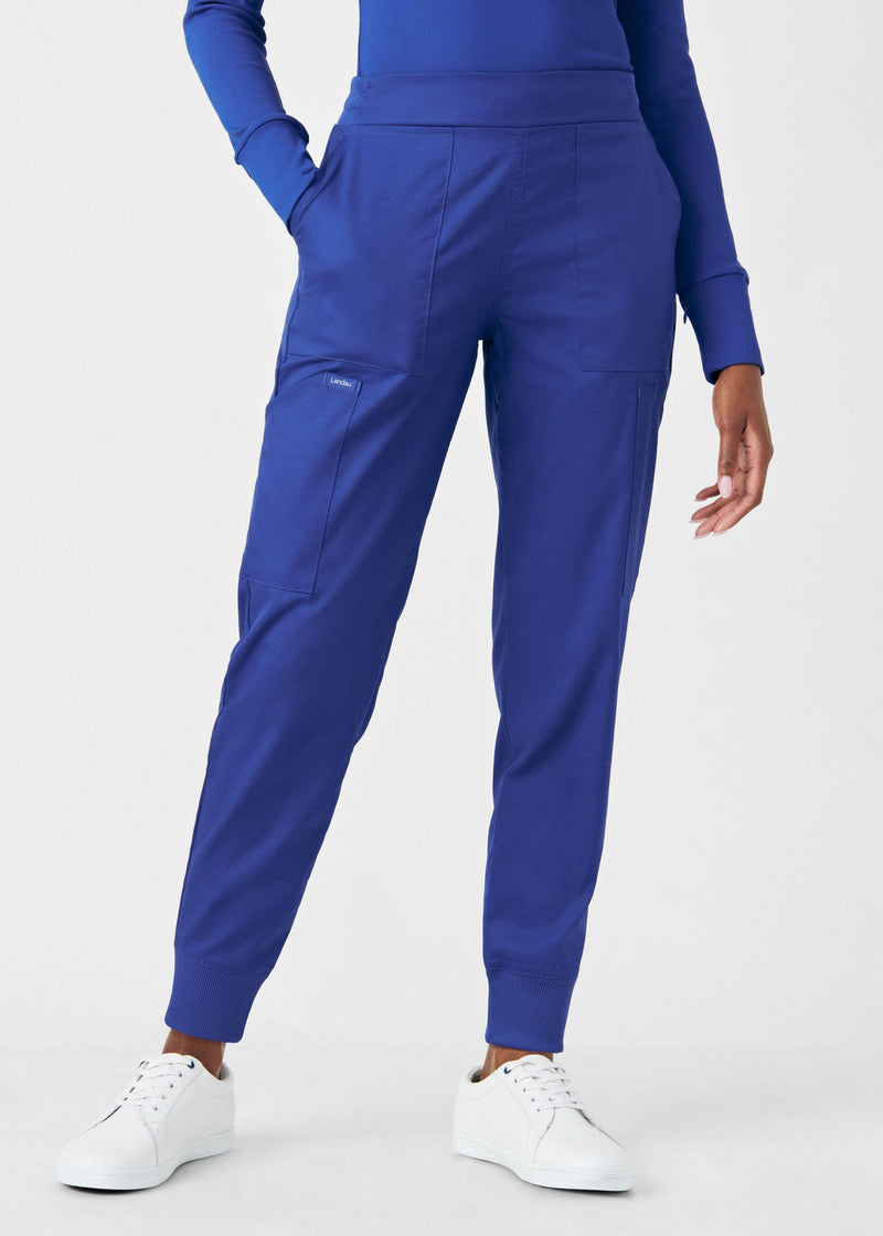 Galaxy - Landau ProFlex Women's 6 Pocket Cargo Jogger Scrub Pant for Nursing