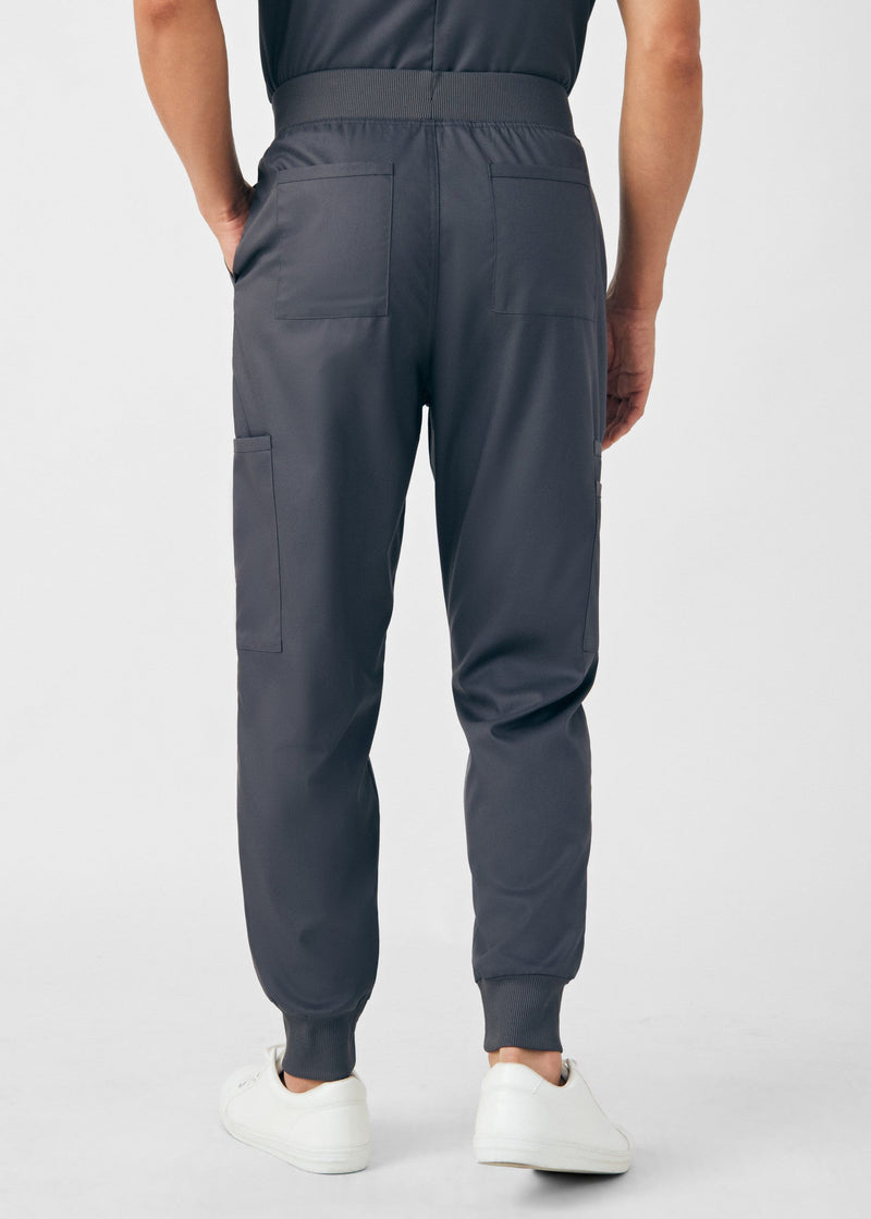 Graphite - Landau ProFlex Men's 7 Pocket Cargo Jogger Scrub Pant for Nursing