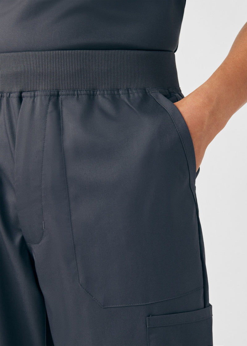 Graphite - Landau ProFlex Men's 7 Pocket Cargo Jogger Scrub Pant for Nursing