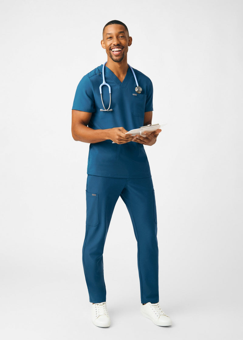 Caribbean - Landau Forward Men's 8 Pocket Cargo Scrub Pant for Nursing