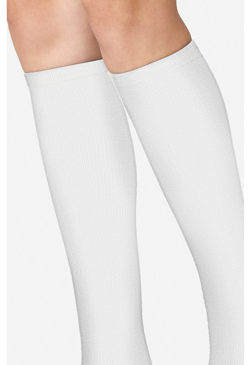 White - Knee High 15-20 mmHg Compression Socks (View 2)
