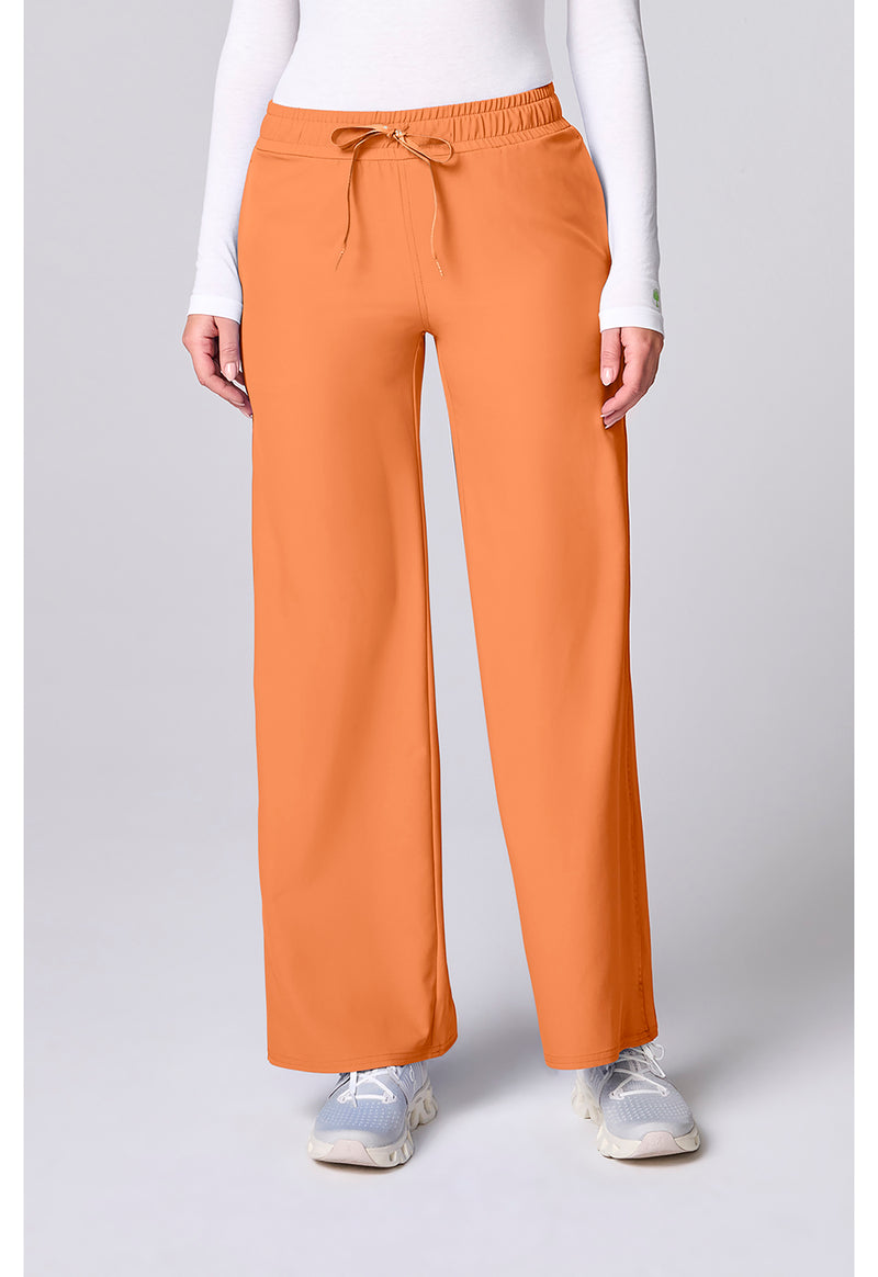 Papa Don't Peach - Med Couture Insight Women Scrub Pants - Front View