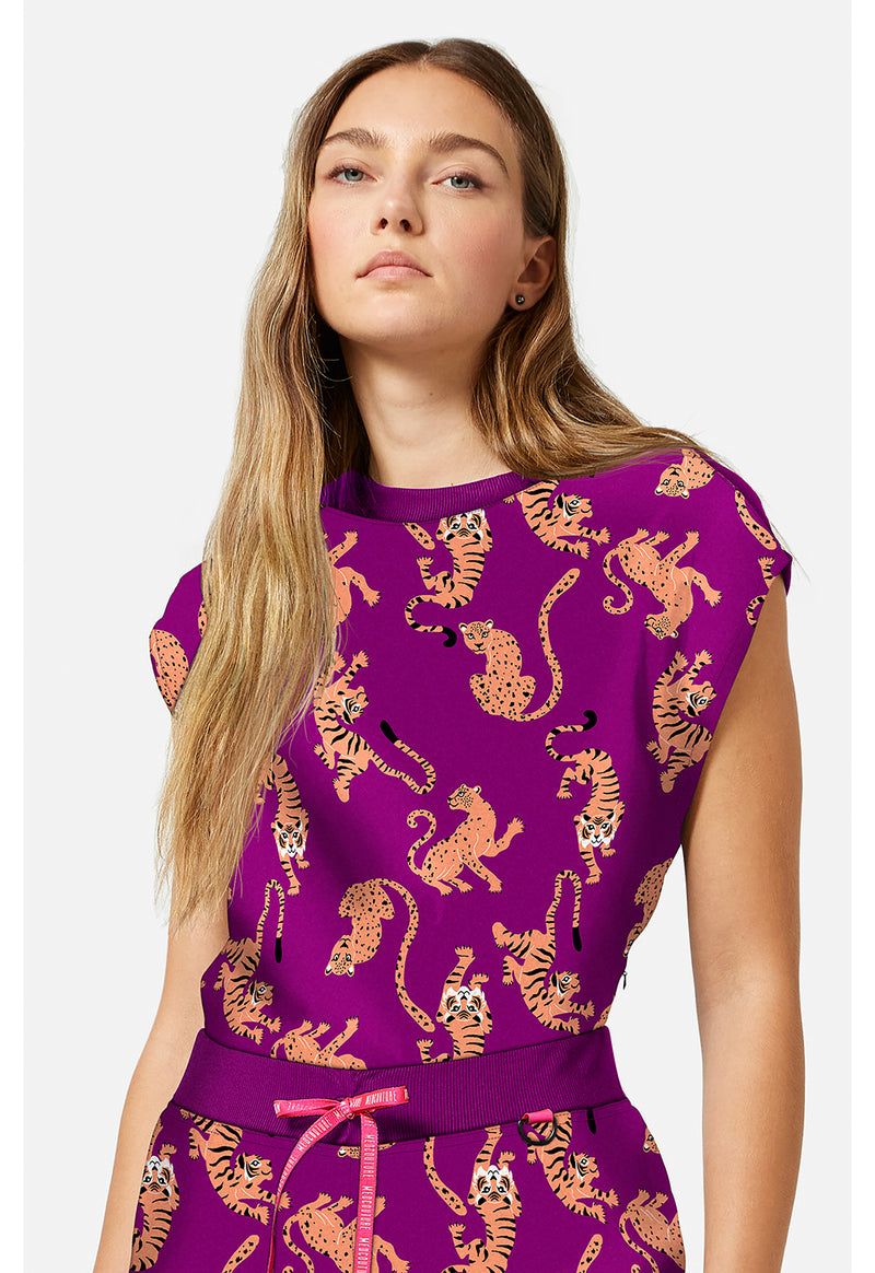 Into the Wild - Printed Dolman Top
