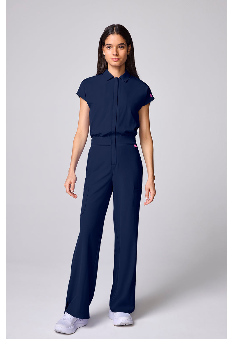 Navy - Dolman Wide Leg Jumpsuit – Regular