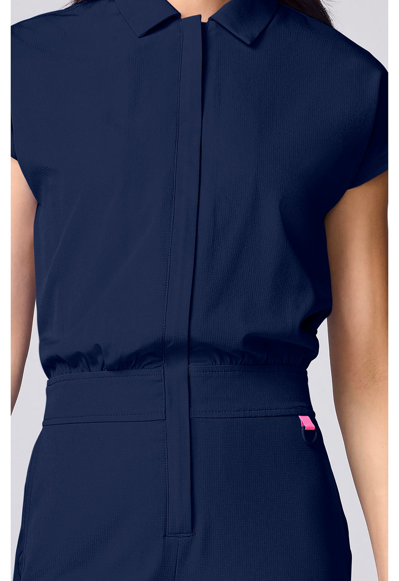 Navy - Dolman Wide Leg Jumpsuit (View 2)