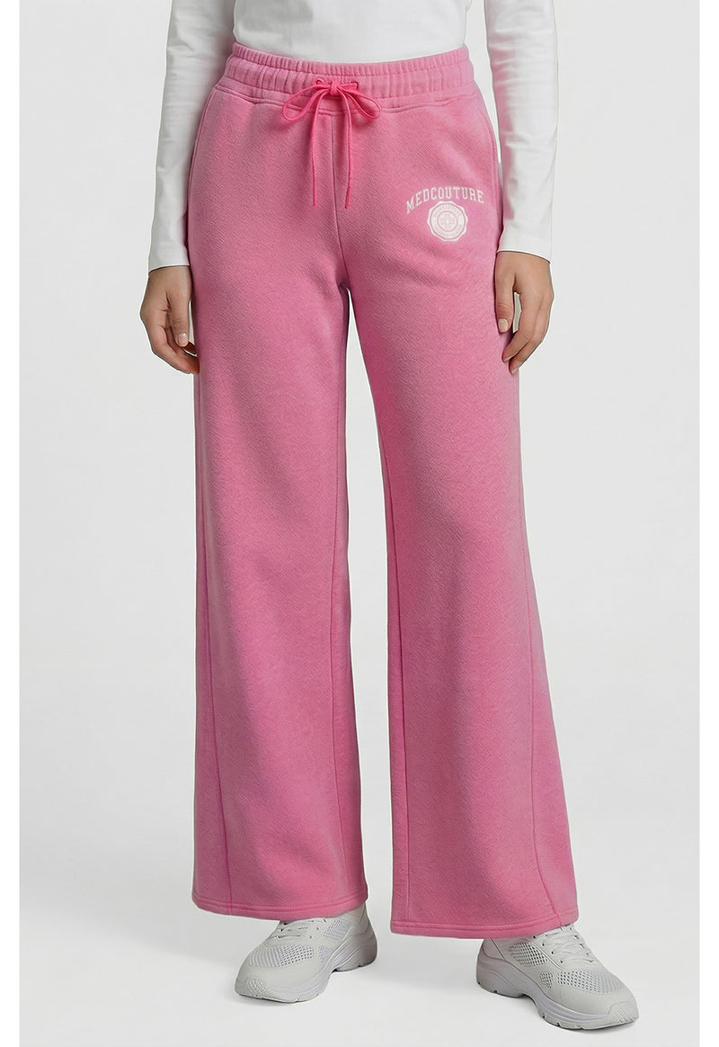Pink Power Heather - Drawstring Wide Leg Pant – Regular