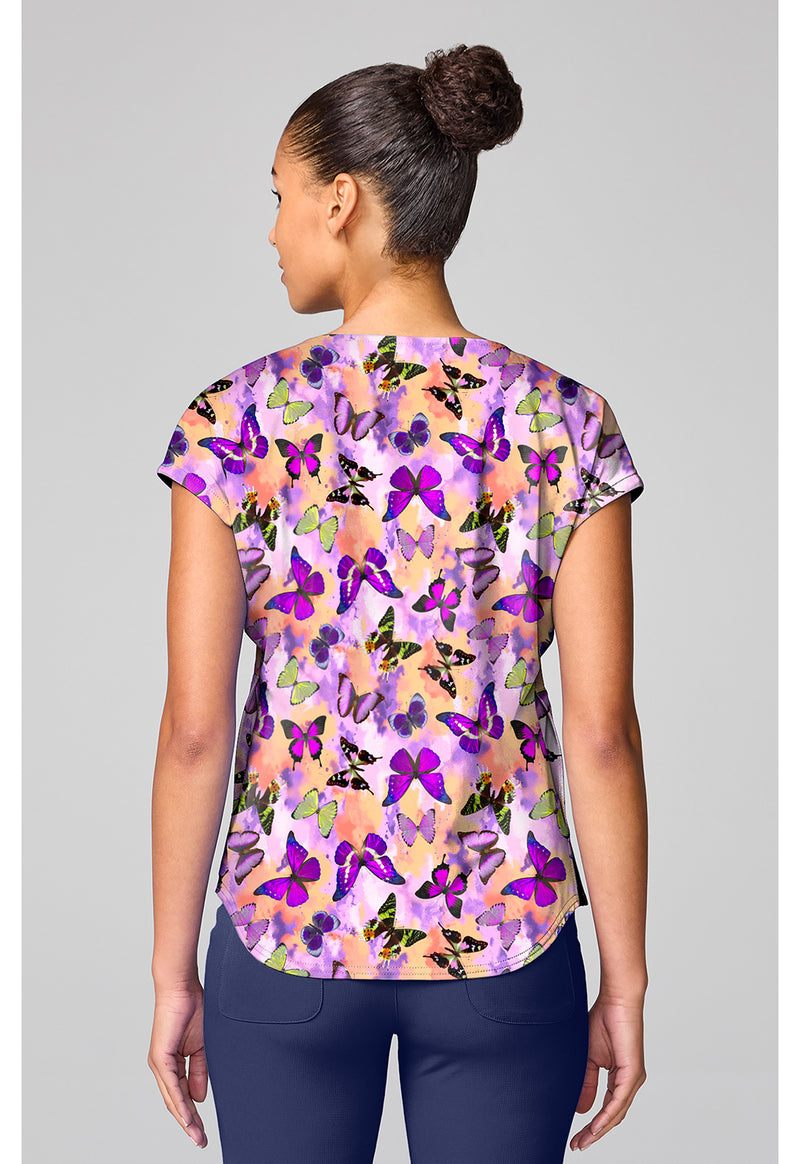 Dreamy Butterfly - Dolman Print Top (Back)