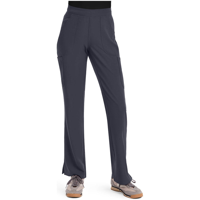 pewter - Women's Mid Rise Flare Leg Pant