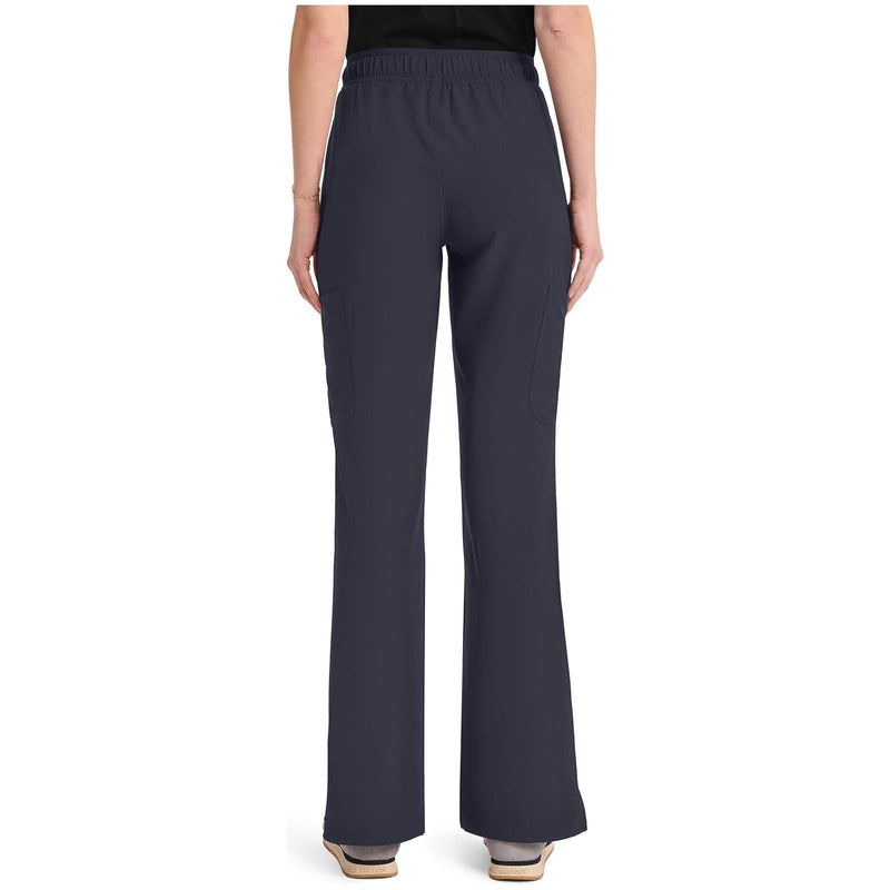 pewter - Women's Mid Rise Flare Leg Pant