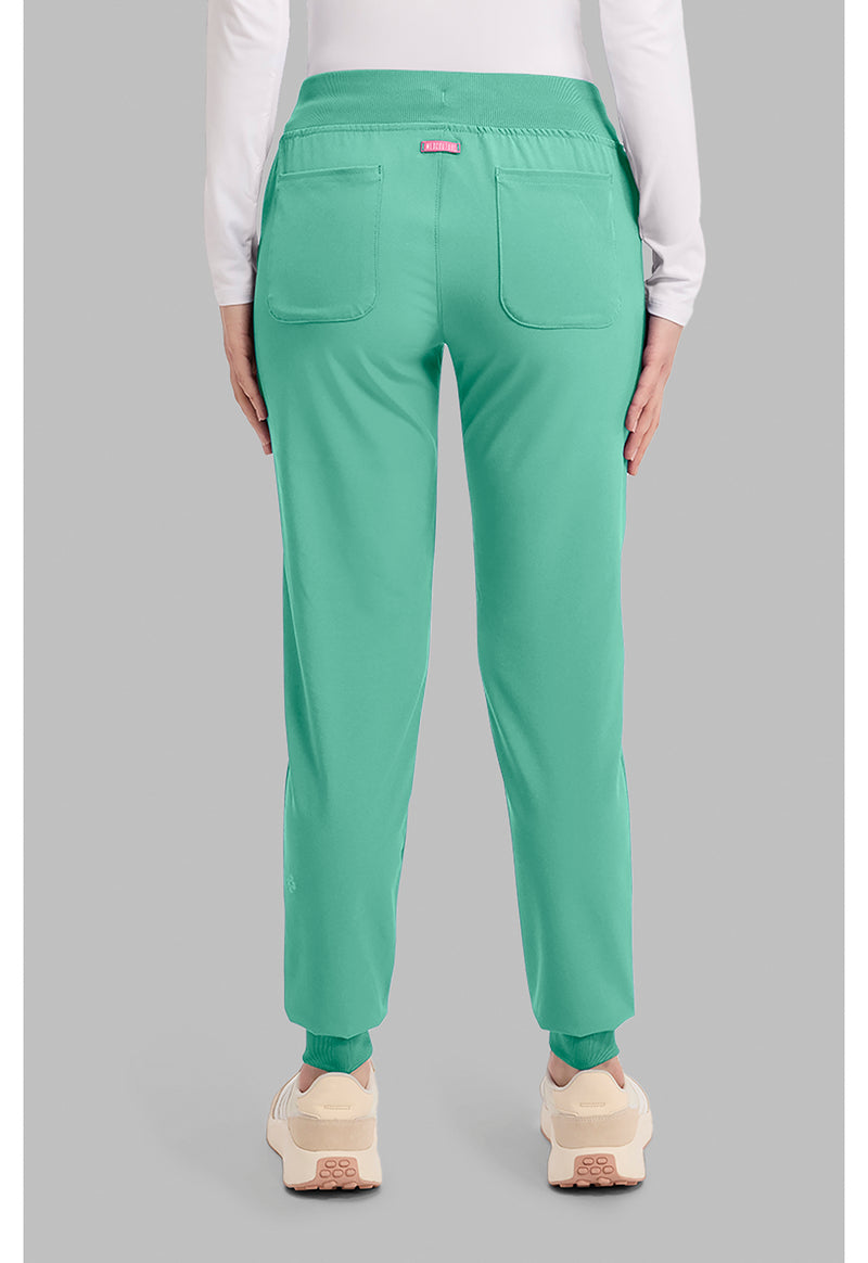 Mint Condition - Med Couture AMP Women Scrub Pants - Back View