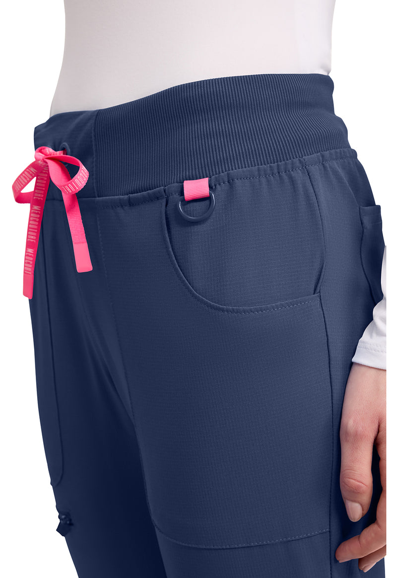 Navy - Women's Mid Rise Jogger (View 3)