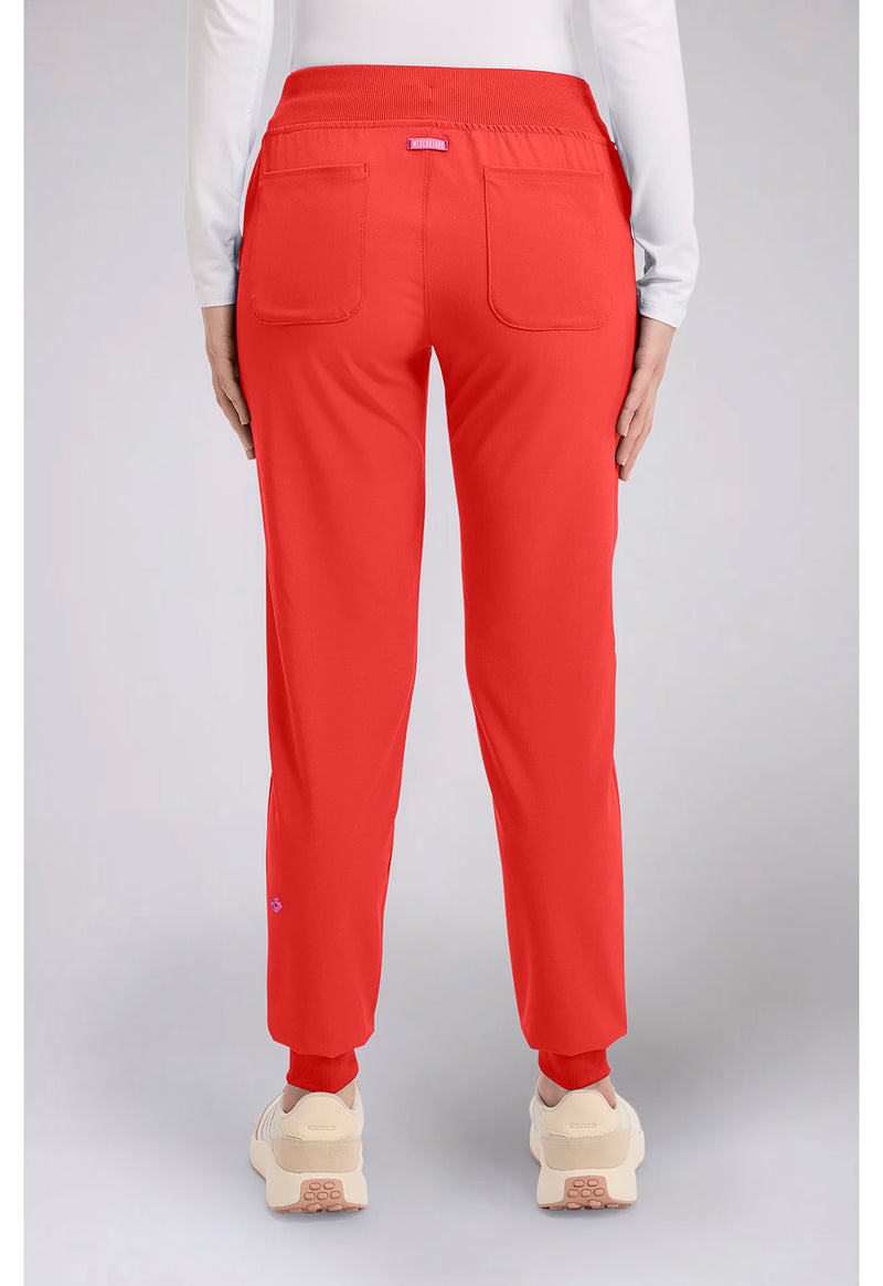 One In A Melon - Med Couture AMP Women Scrub Pants - Back View
