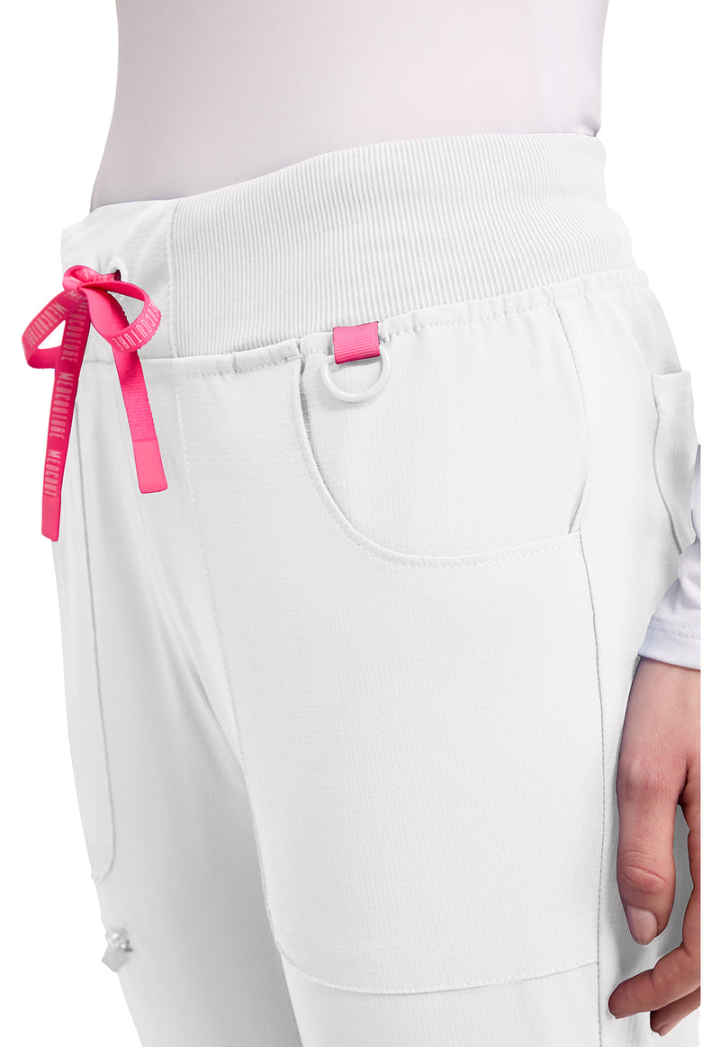 White - Women's Mid Rise Jogger (View 3)