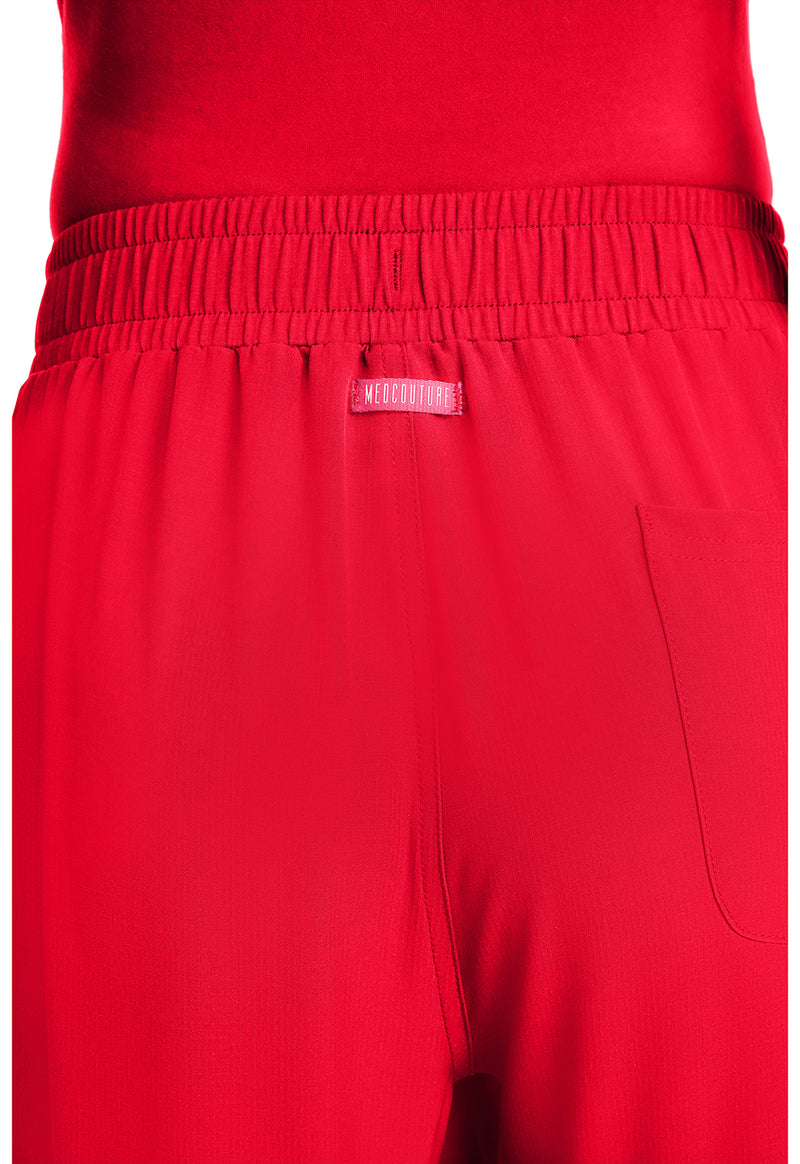 Solar Flare - Women's Straight Leg Pull-On Scrub Pants (View 2)