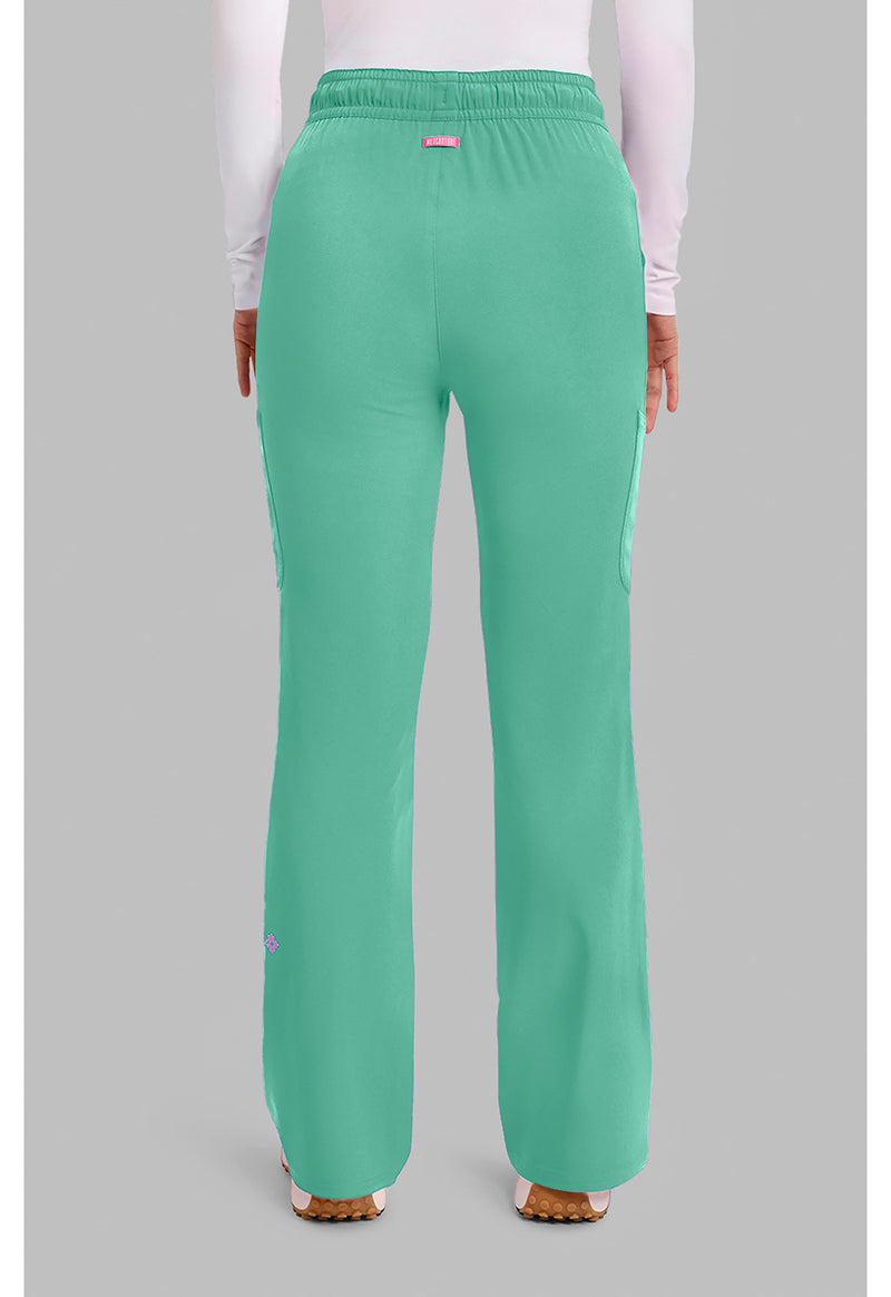 Mint Condition - Med Couture AMP Women Scrub Pants - Back View