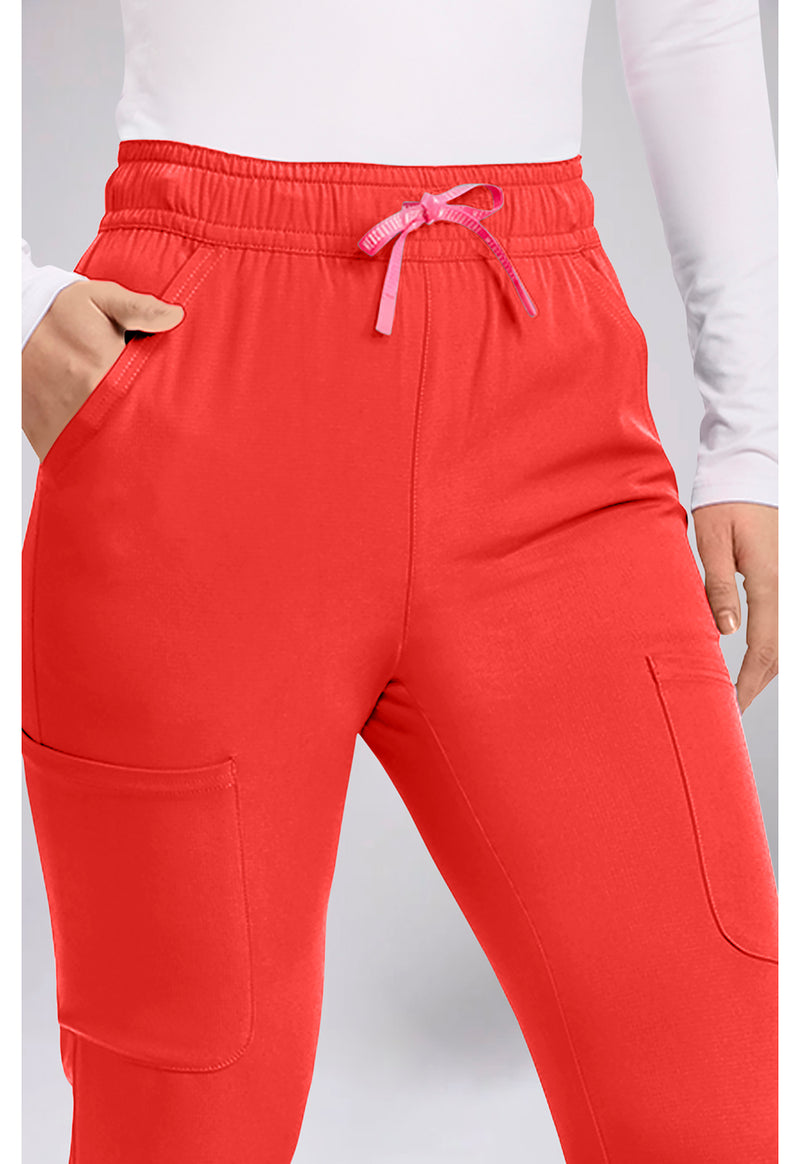 One In A Melon - Women's High Rise 4-Pocket Flare Scrub Pants (View 3)