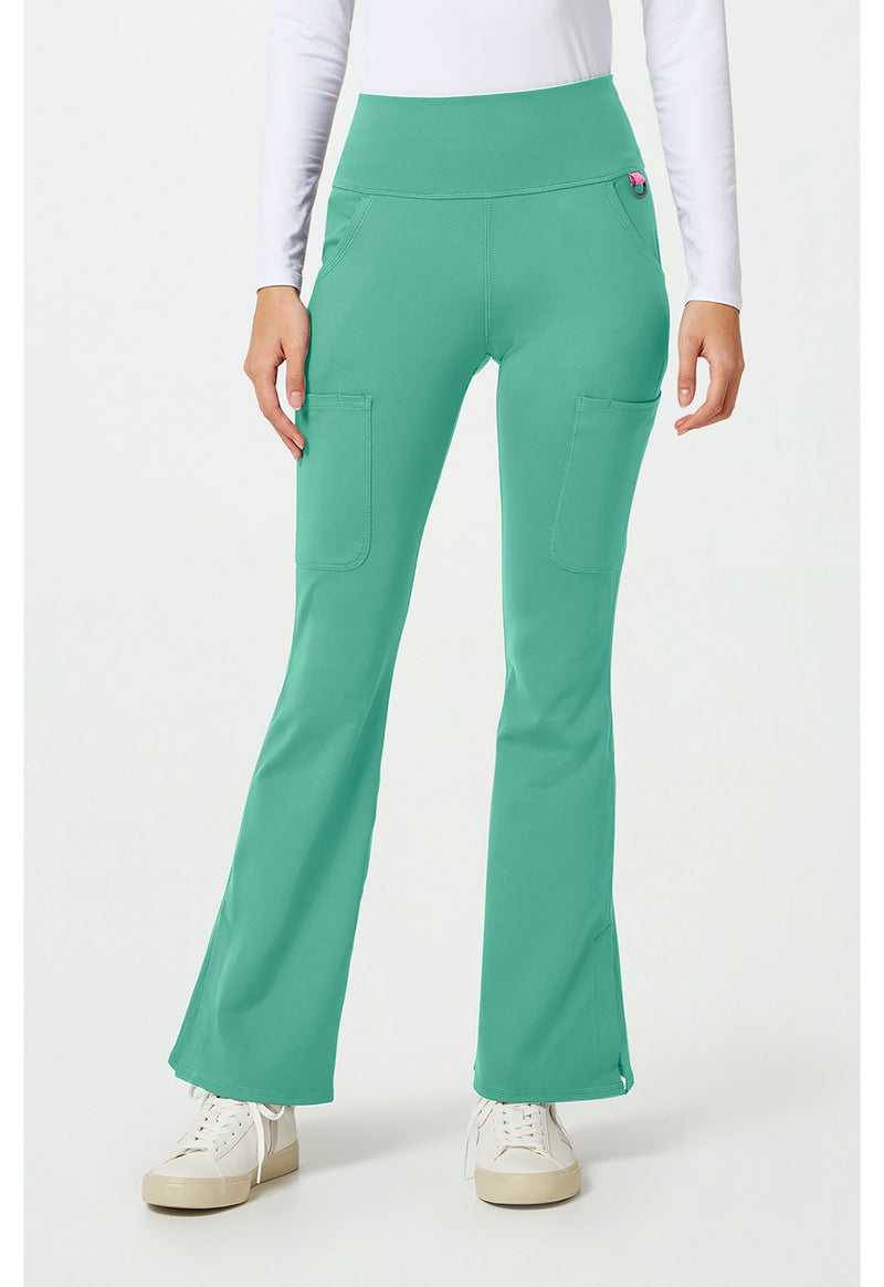 Mint Condition - Med Couture AMP Knit Women Scrub Pants - Front View