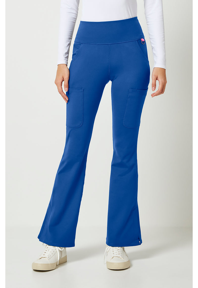 Royal - Med Couture AMP Knit Women Scrub Pants - Front View