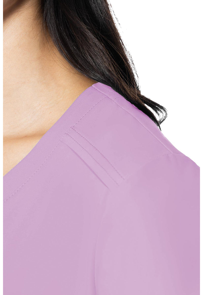 Lilac - Women's 3 Pocket Scrub Top (View 2)