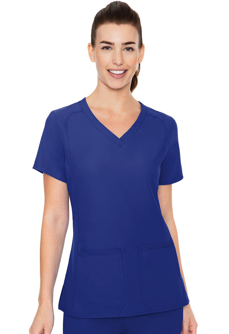 Galaxy - Med Couture Insight Women Scrub Top - Front View
