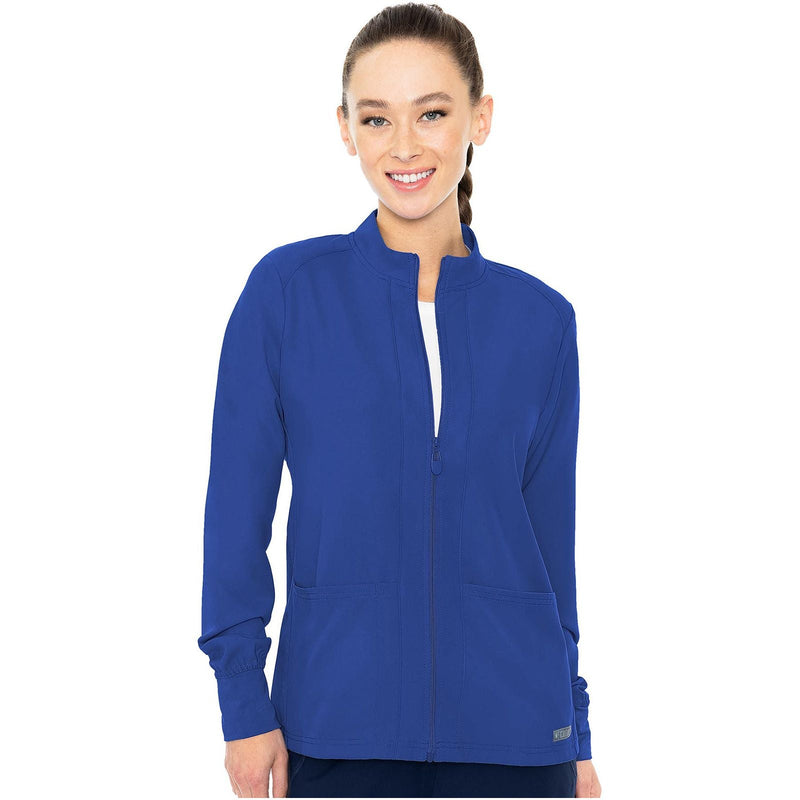 royal - Zip Front Warm-Up With Shoulder Yokes