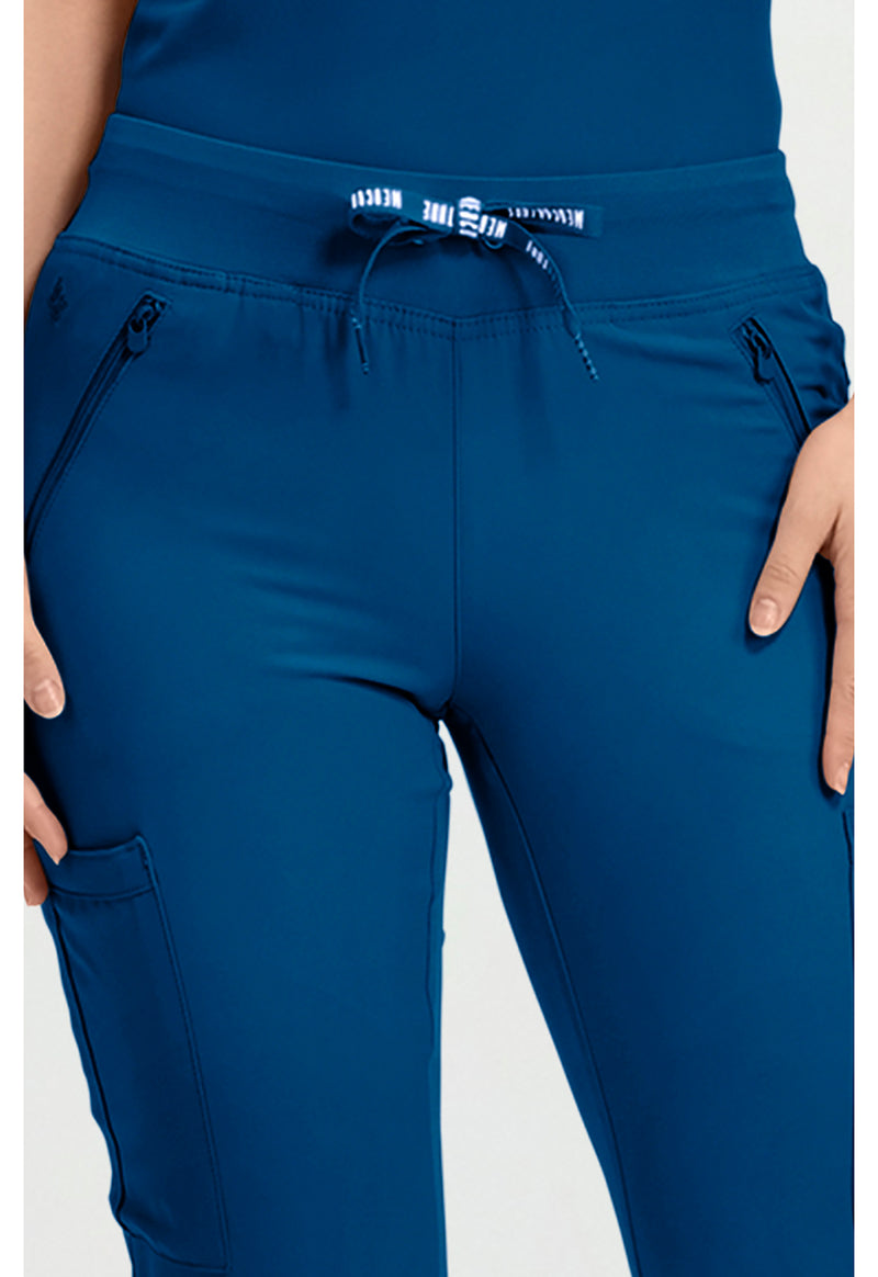 Ocean Abyss - Women's Zipper Scrub Pants – Petite (View 4)