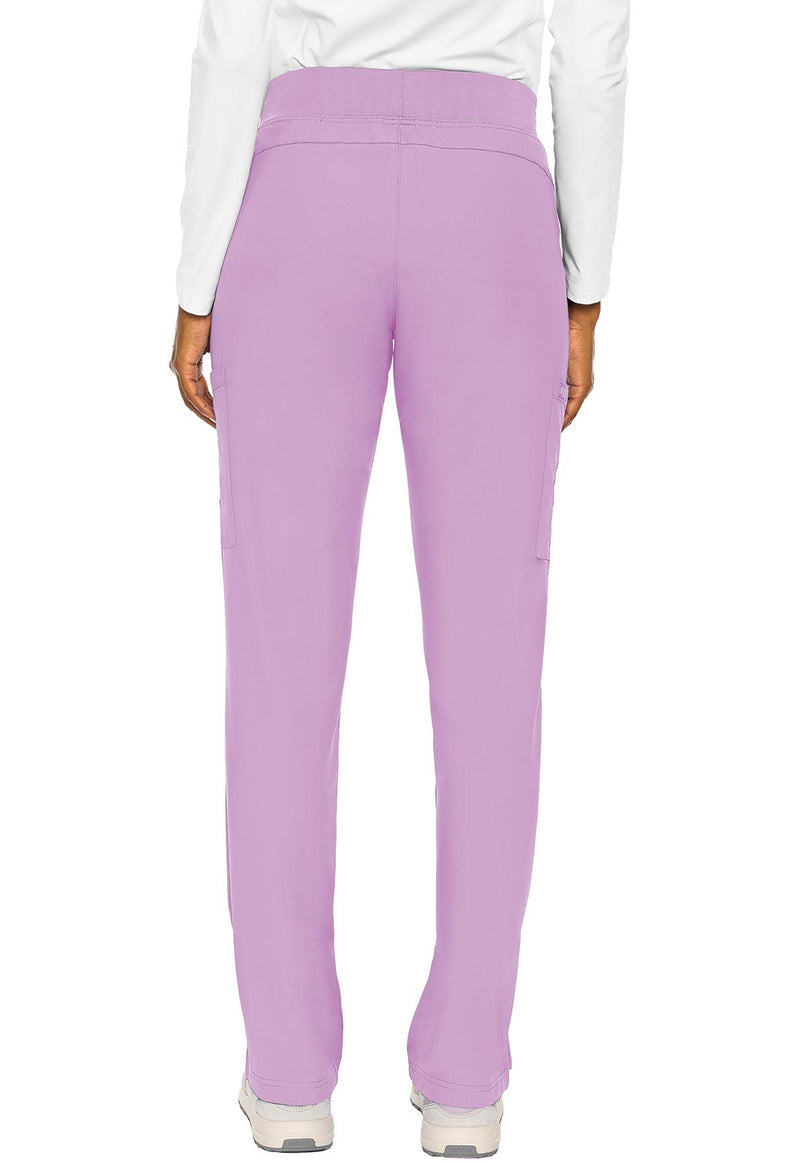 Lilac - Med Couture Insight Women Scrub Pants - Back View