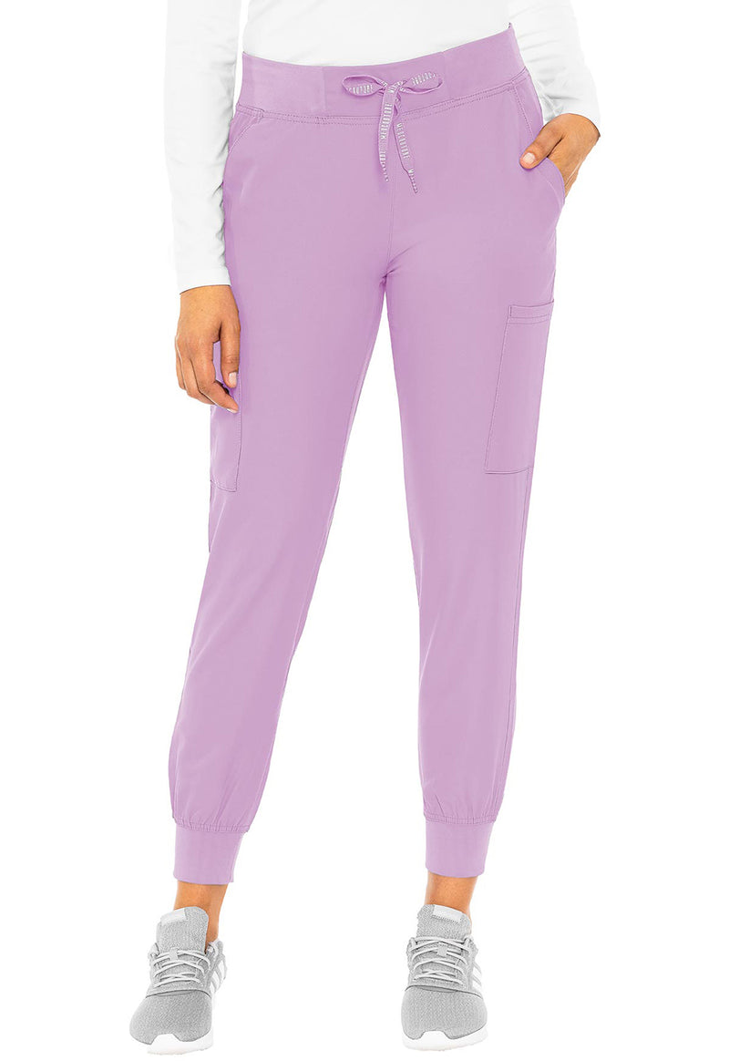 Lilac - Med Couture Insight Women Scrub Pants - Front View