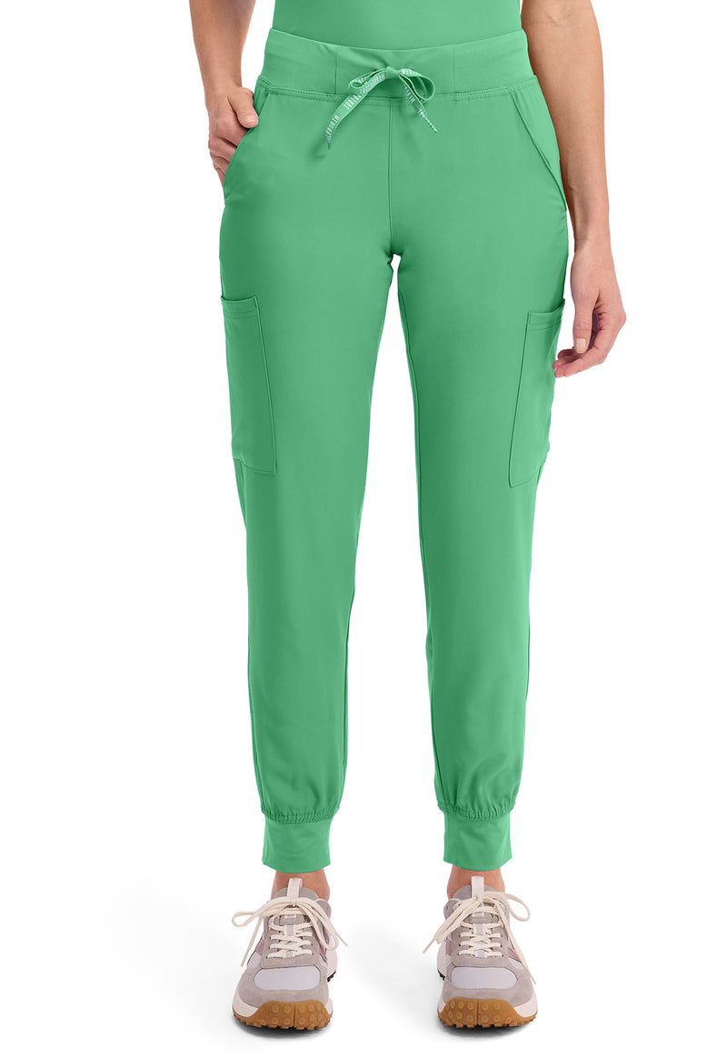 Mint Julep - Med Couture Insight Women Scrub Pants - Front View