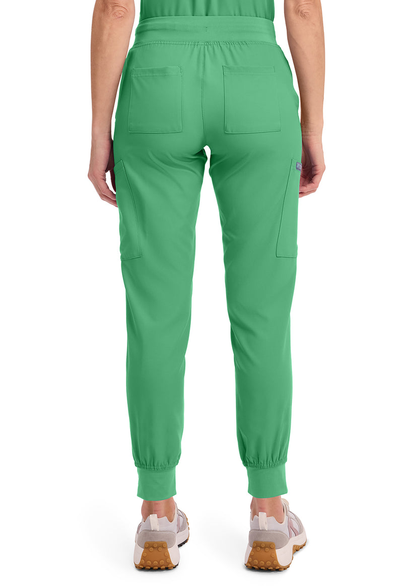 Mint Julep - Med Couture Insight Women Scrub Pants - Back View