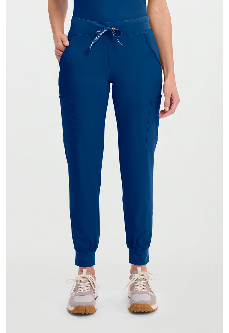 Ocean Abyss - Med Couture Insight Women Scrub Pants - Front View