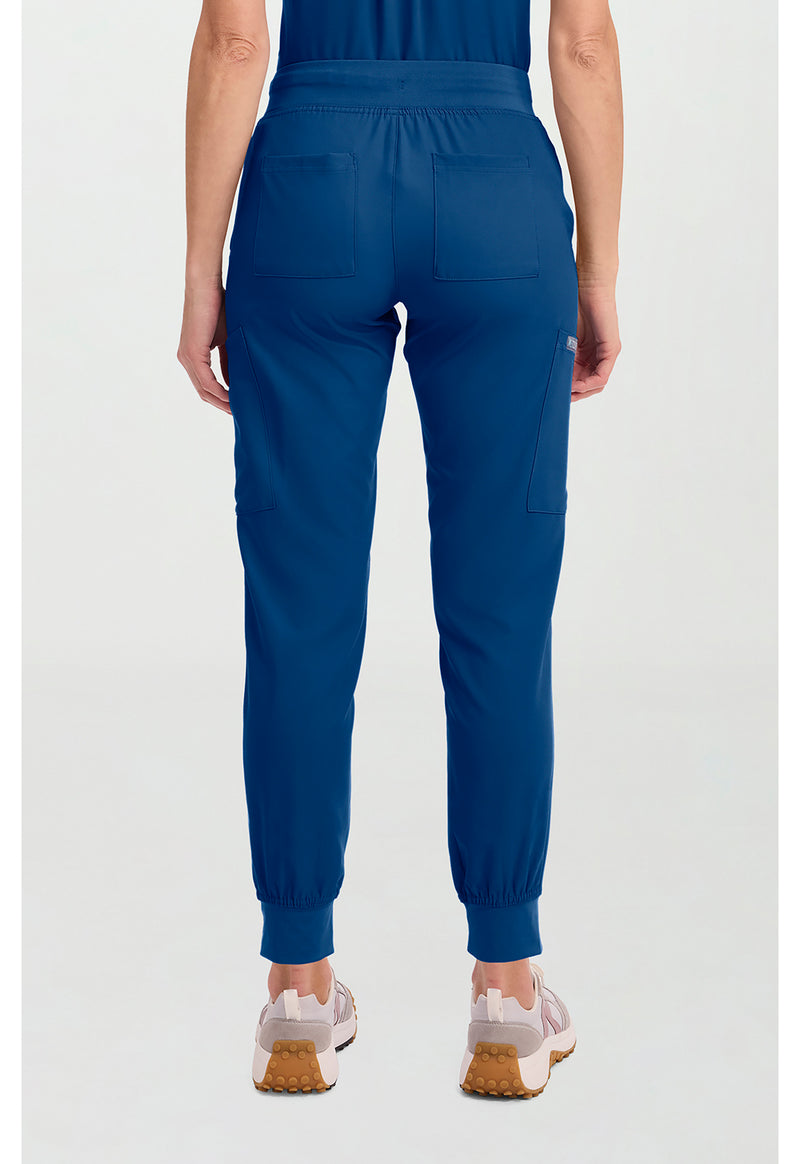Ocean Abyss - Med Couture Insight Women Scrub Pants - Back View