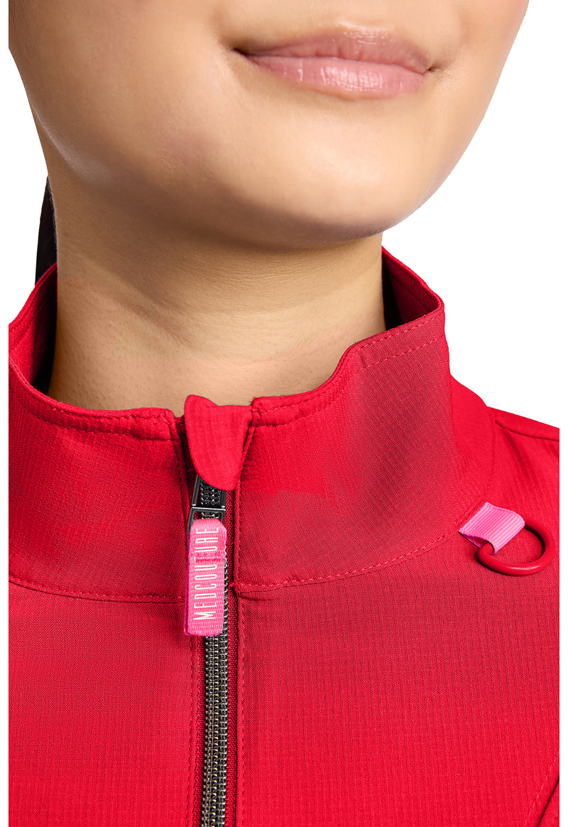 Solar Flare - Women's Cropped Warm Up Scrub Jacket (View 2)