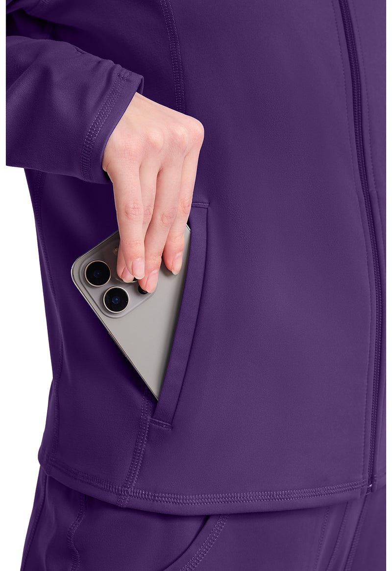 Galactic Purple - Women's Warm Up Scrub Jacket (View 4)