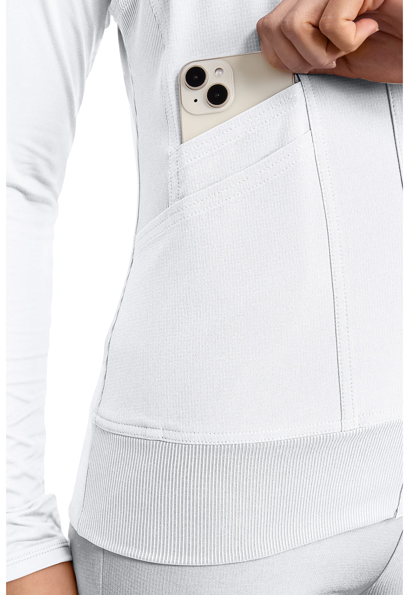 White - Women's 4-Pocket Zip Front Vest (View 3)