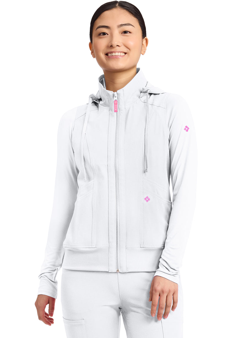 White - Med Couture AMP Women Vest - Front View