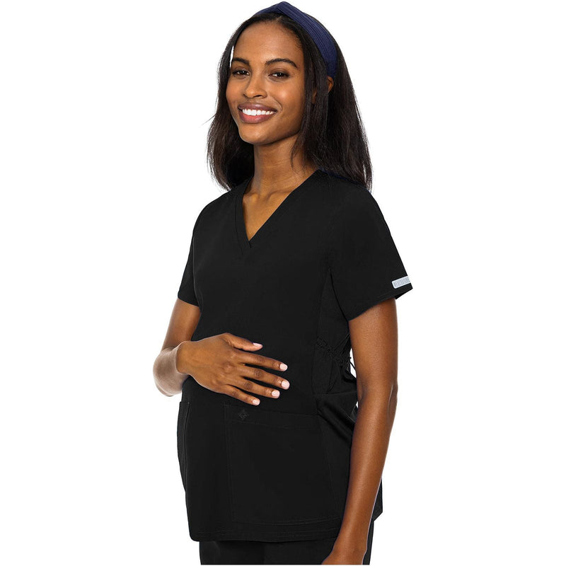 black - Maternity V-Neck Top