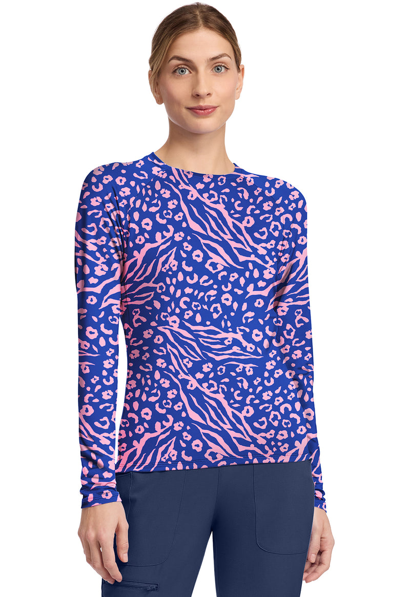 TWO TONE SKIN - Women's Printed L/S Underscrub