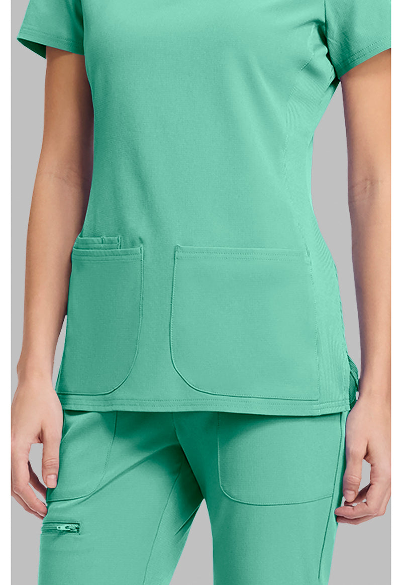 Mint Condition - Women's V-Neck Scrub Top (View 3)