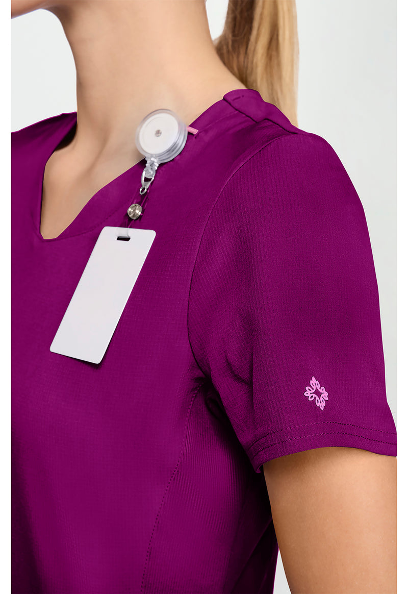 Plum Royale - Women's V-Neck Scrub Top (View 4)