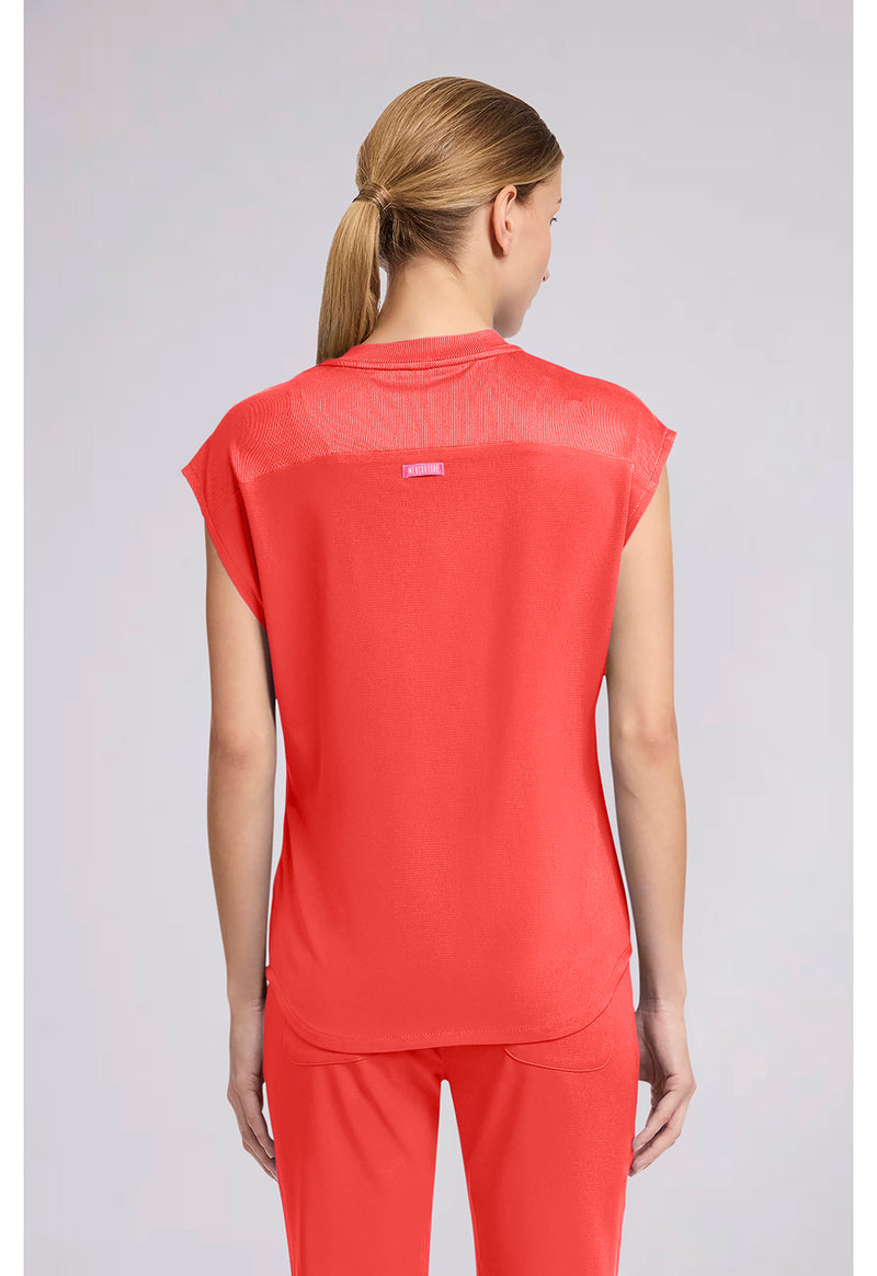 One In A Melon - Med Couture AMP Women Scrub Top - Back View
