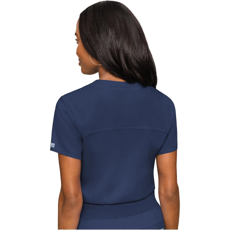 navy - V-Neck Tuck In