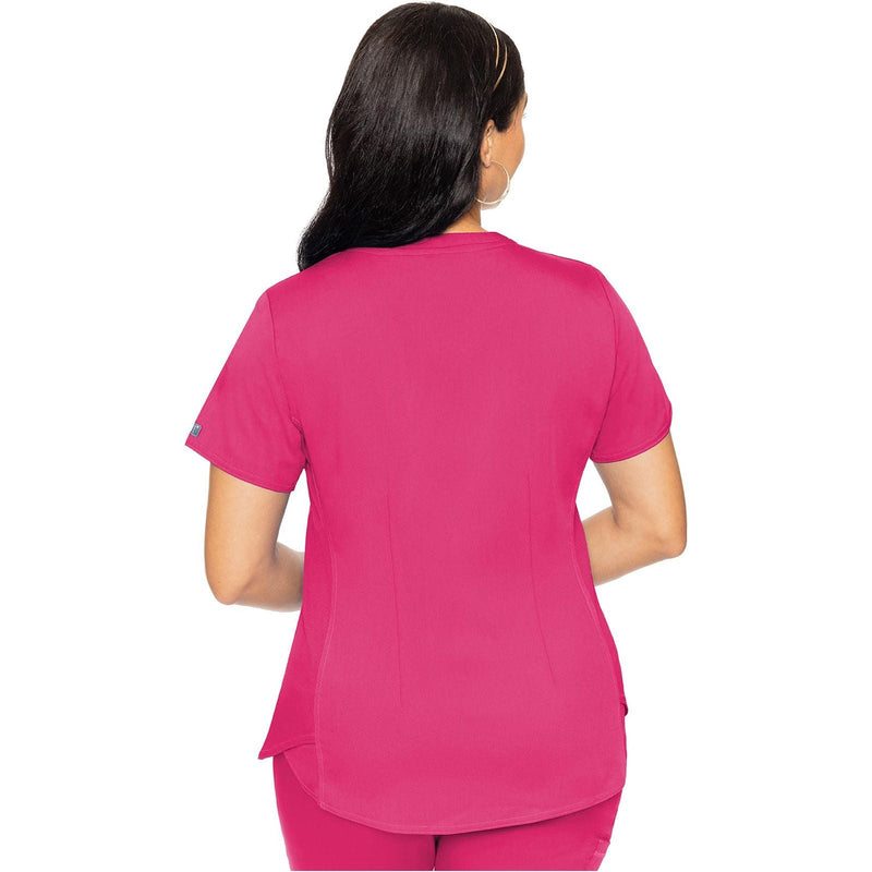 pink punch - V-Neck Shirttail Top