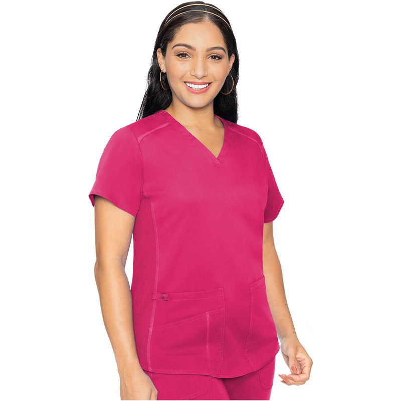 pink punch - V-Neck Shirttail Top