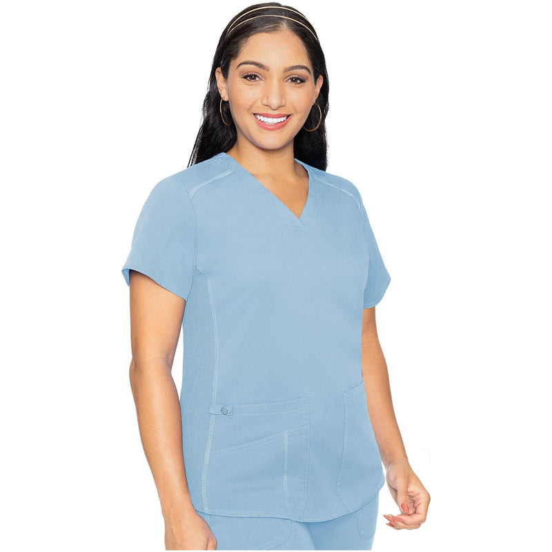 periwinkle - V-Neck Shirttail Top