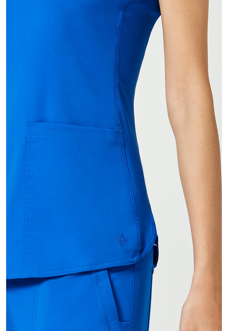 Royal - Women's V-Neck Shirttail Scrub Top (View 4)
