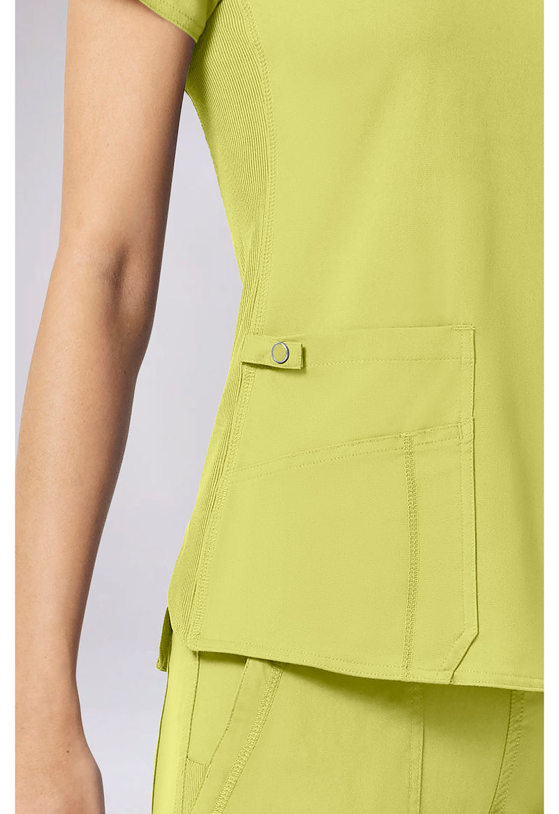 WASABI - Women's V-Neck Shirttail Scrub Top (View 3)